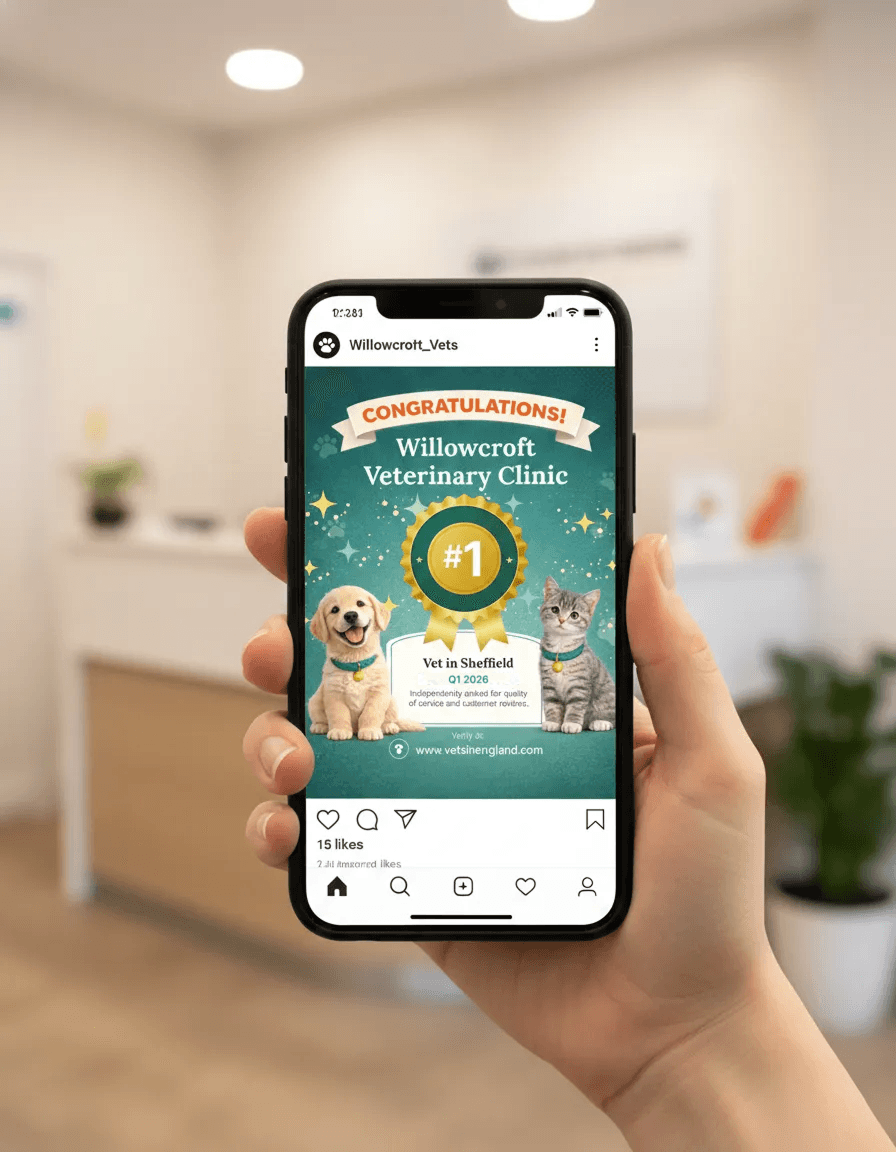 Social Post on Phone